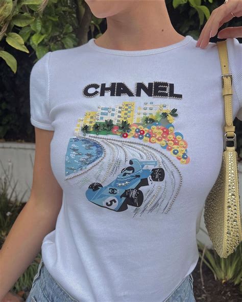 chanel cruise f1 tshirt|chanel's formula 1 show.